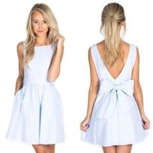 SOLD OUT Lauren James Emerson Dress Blue Sz M